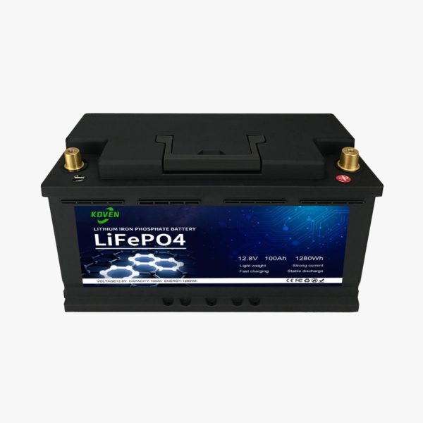 KOVEN LiFePO4 Batterie 100Ah 12V