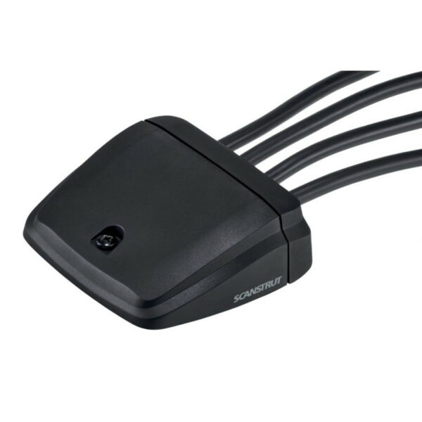 Horizontale Multi Kabeldurchführung von Scanstrut für 1-4 Kabel, bis zu Ø15mm, Kunststoff, schwarz